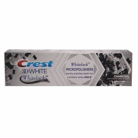 Crest 3D whitelock charcoal 88ML