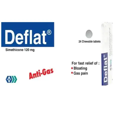 DEFLAT 120MG CHEWABLE 24TAB