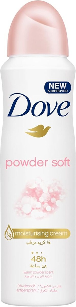 DOVE DEODORANT SPRAY POWDER SOFT 150ML