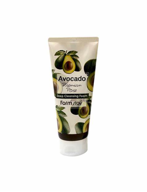 FARM STAY AVOCADO DEEP CLEANSING FOAM 180ML