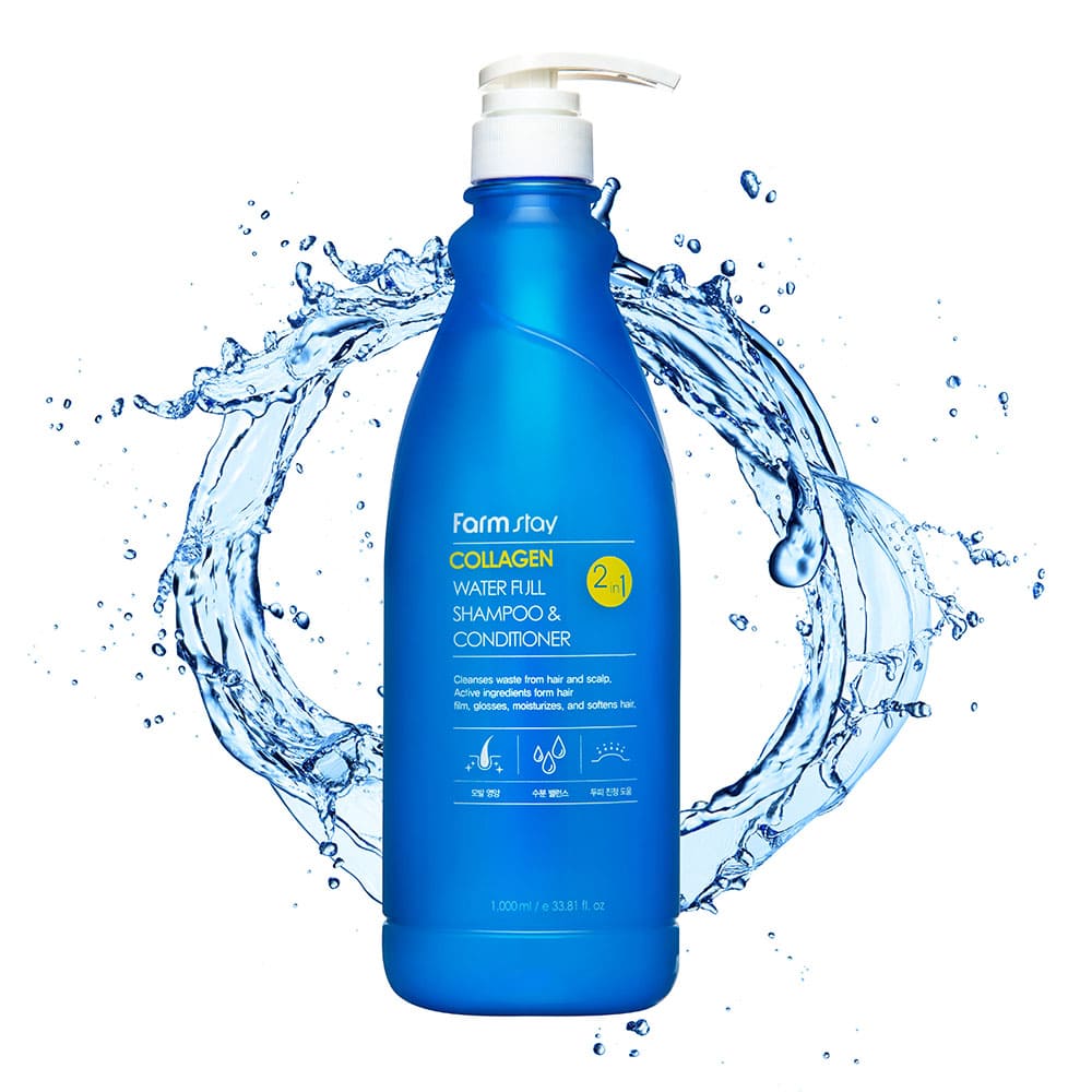 FARMSTAY COLLAGEN SHAMPOO & CONDITIONER 530ML