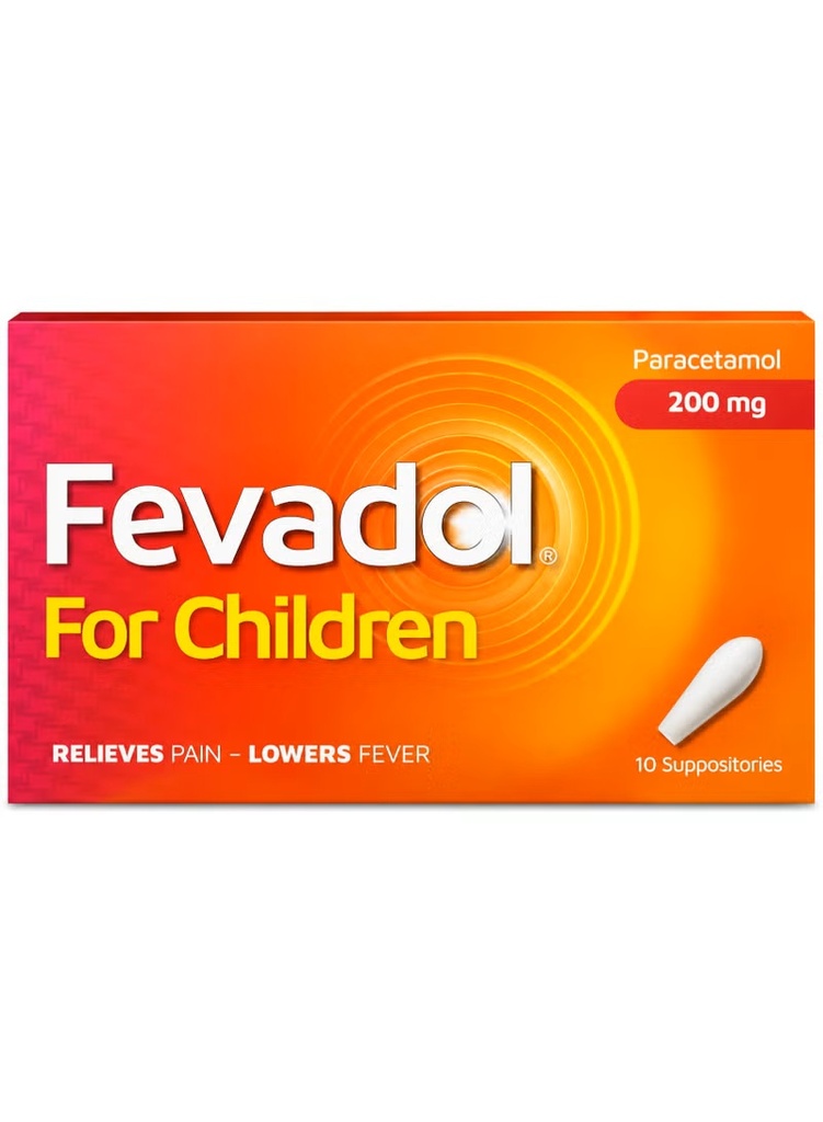 FEVADOL 200MG 10SUPPOSITRY