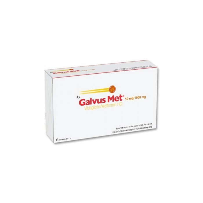 GALVUS MET 50MG/1000MG 60TAB