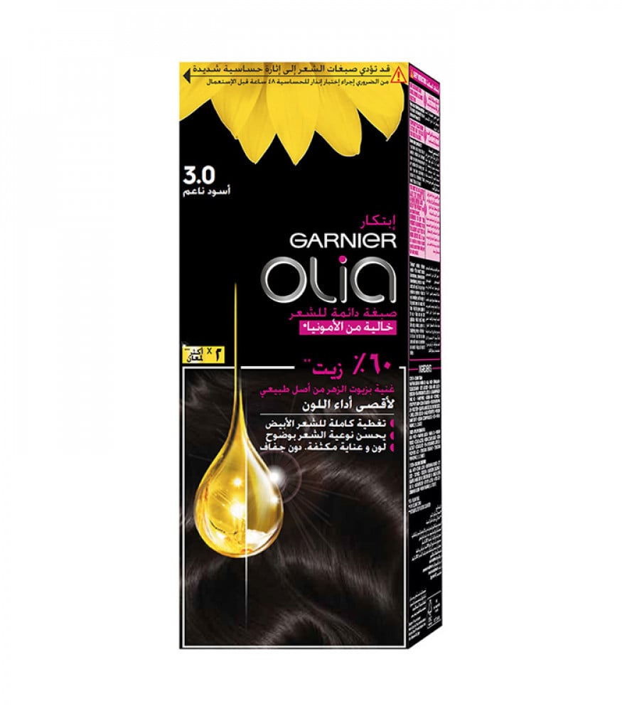GARNIER HAIR COLOR 3.0 OLIA SOFT BLACK