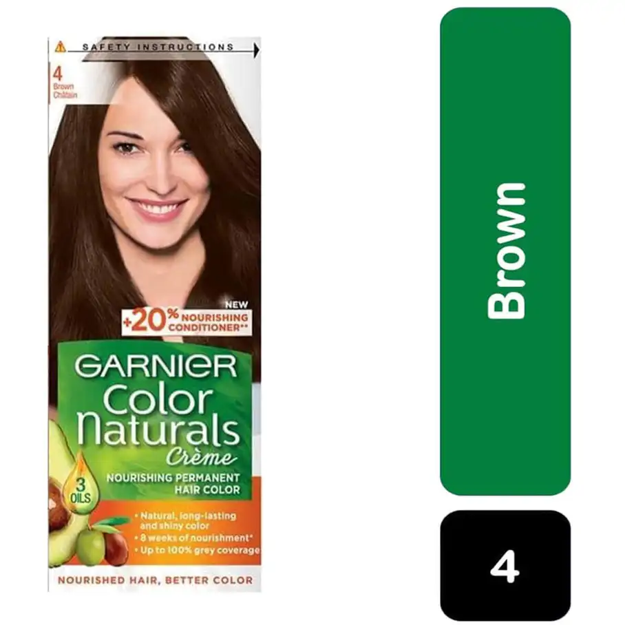 GARNIER HAIR COLOR NATURALS 4 BROWN 