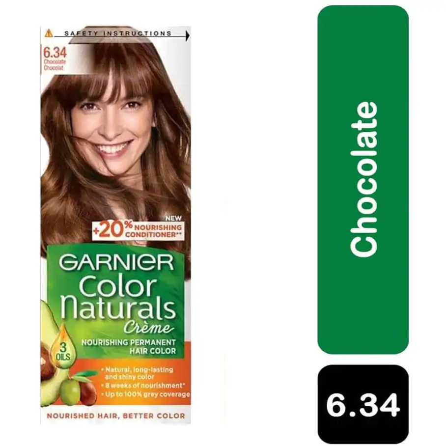 GARNIER HAIR COLOR NATURALS 6.34 CHOCOLATE