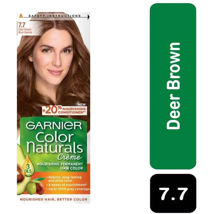 GARNIER HAIR COLOR NATURALS 7.7 DEER BROWN