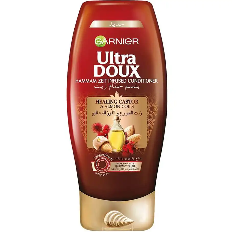 GARNIER ULTRA DOUX CASTOR & ALMOND OIL 360ML