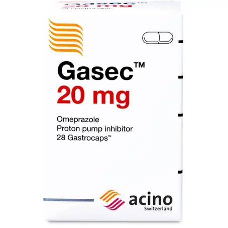 GASEC 20MG 28CAP