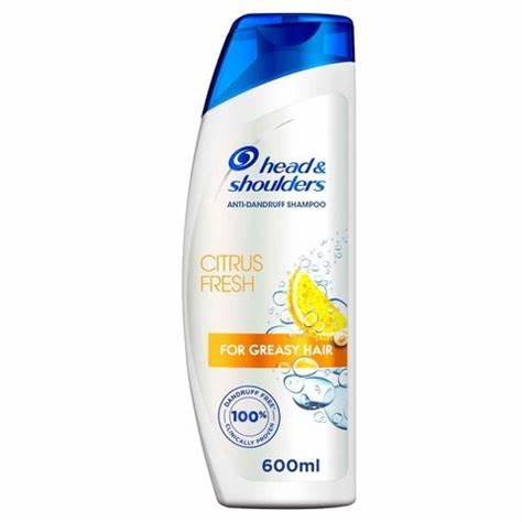 head &shoulders citrus fresh for grasy hair 600ml