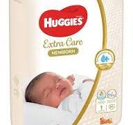 HUGGIES EXTRA CARE 1 64 DIAPERS