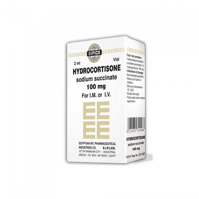 HYDROCORTISONE 100MG/2ML AMP