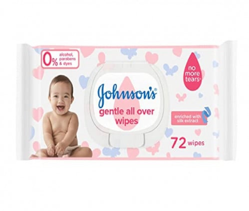 Johnson's Baby Wipes Gentle 72 pack