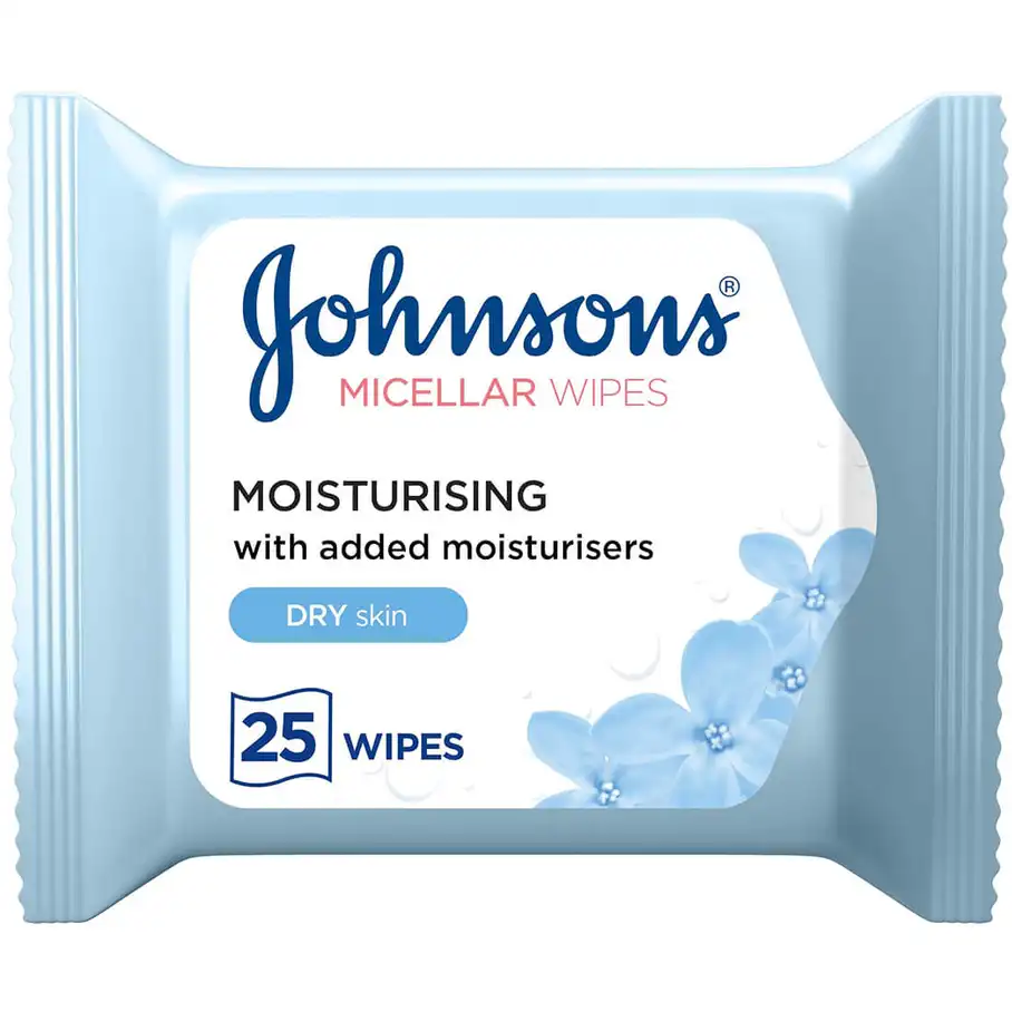 JOHNSONS DRY SKIN MICELLAR WIPES