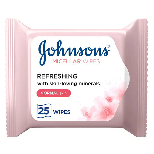 [drop//01121] JOHNSONS NORMAL SKIN MICELLAR WIPES