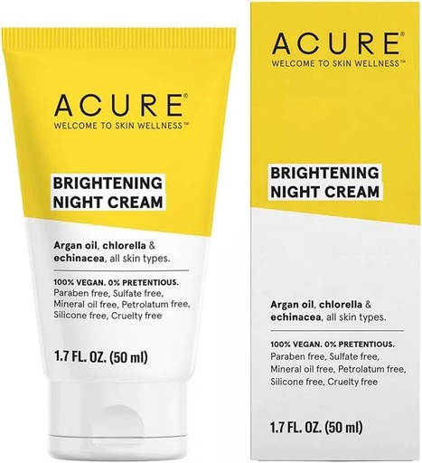 [drop//00026] ACURE BRIGHTENING NIGHT CREAM 50ML