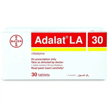 [drop//00032] ADALAT LA 30MG 30TAB