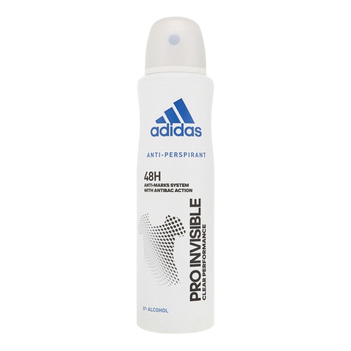 [100085] Adidas Deodorant Spray Women 150 ml Pro Invisible