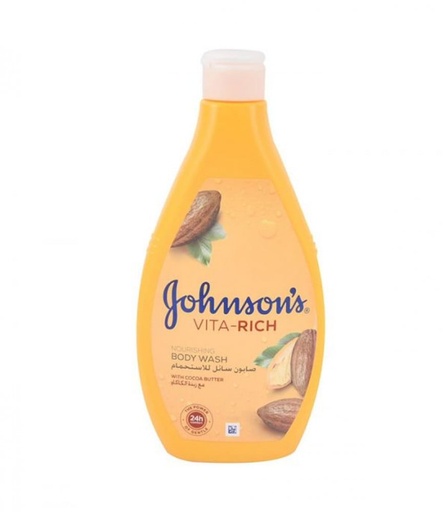 [drop//02417] johnsons shower gel vita-rich 400ml cocoa butter