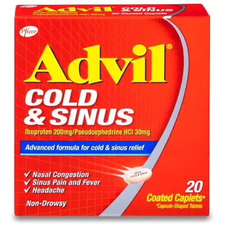 [drop//00039] ADVIL COLD & SINUS TAB