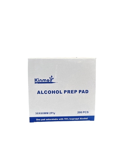[drop//01192] KINMED ALCOHOL PREP PAD 200PCS