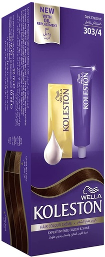 [103967] KOLESTON HAIR COLOR 303/4 HYPNOTIC DARK CHESTNUT