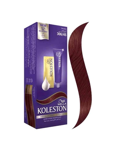 [drop//01203] KOLESTON HAIR COLOR 306/45 RED PASSION 