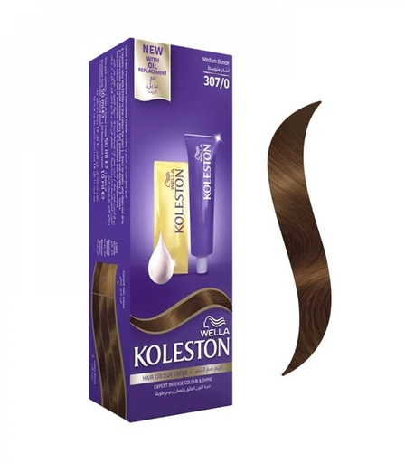 [drop//01205] KOLESTON HAIR COLOR 307/0 MEDIUM BLONDE BLOND