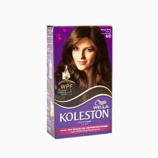 [drop//01215] KOLESTON HAIR COLOR 4/0 MEDIUM BROWN