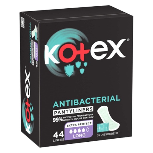 [104006] KOTEX ANTIBAC/LONG PANTYLINERS 44