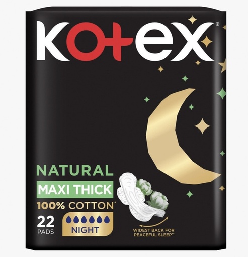 [104007] KOTEX MAXI NIGHT 6*22