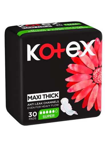 [drop//01226] KOTEX MAXI SUPER 50 PADS