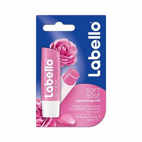 [drop//01372] Labello Lip care lips stick rose