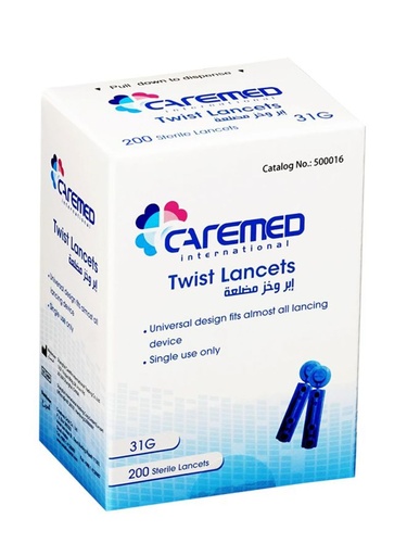 [104207] LANCETS TWIST BOX200 (Carmed)
