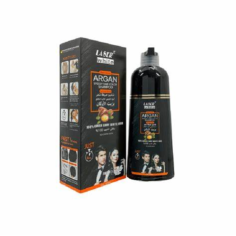 [drop//01258] LASER ARGAN COLOR SHAMPOO NATURAL BLACK 420ML