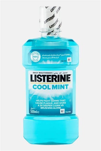 [drop//01402] Listerine Mouth Wash 500 ml Cool Mint