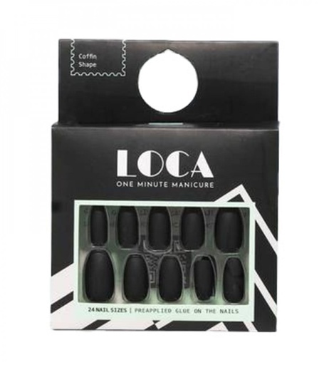 [drop//01273] LOCA NAIL BLACK MATTE +6