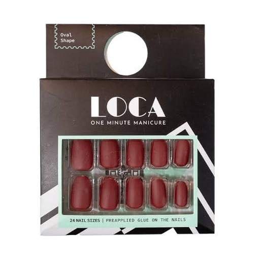 [drop//01274] LOCA NAIL BURGUNDY MATTE +13