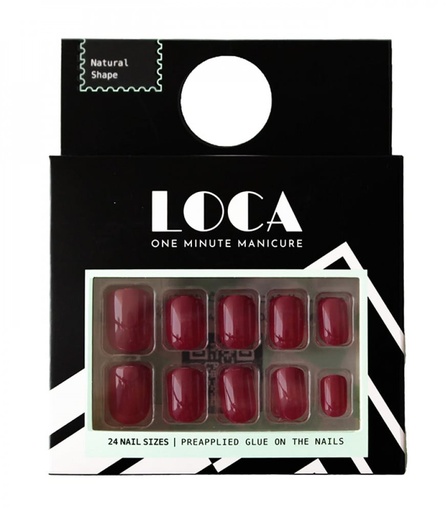 [drop//01275] LOCA NAIL DARK PINK +5