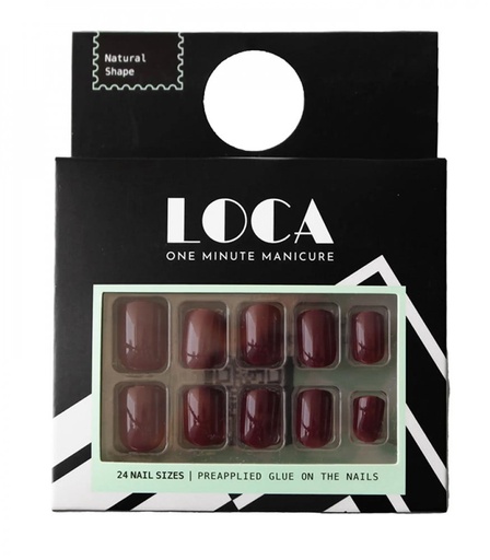 [drop//01277] LOCA NAIL DEEP RED +11