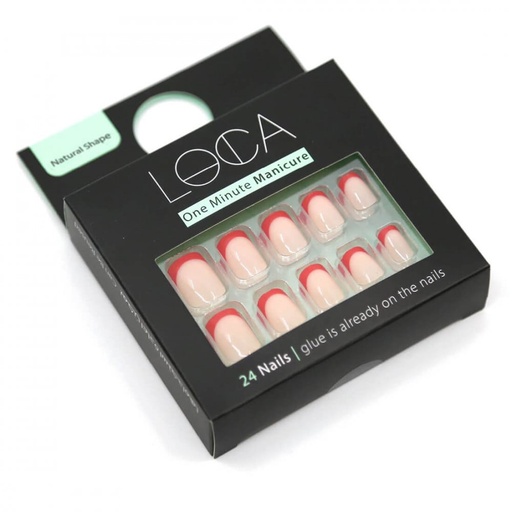 [104400] LOCA NAIL FRENCH RED T1