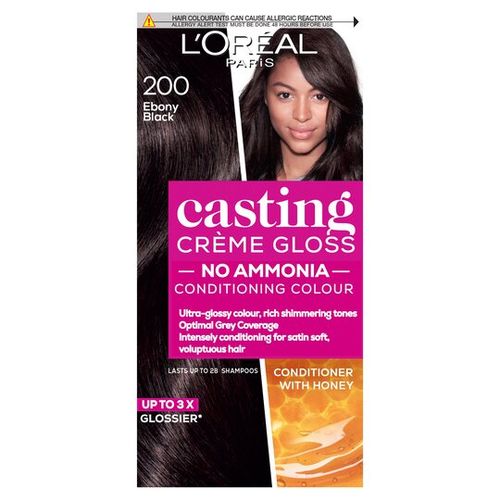 [drop//01312] LOREAL HAIR COLOR CASTING CREAM GLOSS 200 DEEP BLACK