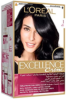 [104480] LOREAL HAIR COLOR EXCELLENCE 1.0 BLACK