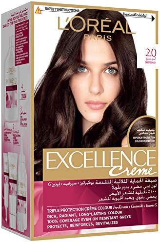 [drop//01321] LOREAL HAIR COLOR EXCELLENCE 3.0 DEEP DARK BROWN