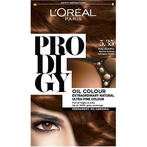 [drop//01337] LOREAL HAIR COLOR PRODIGY 5.35 MAHOGANY GOLDEN BROWN