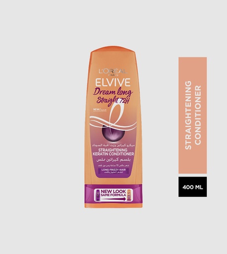 [drop//01405] Loreal Hair Conditioner eleviv 400 ml Dream Long Straight Keratin