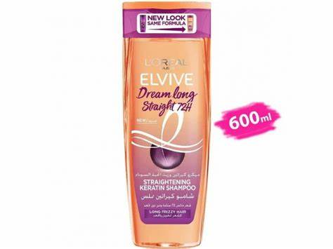 [104537] Loreal Hair Shampoo eleviv 600 ml Dream Long Straight Keratin
