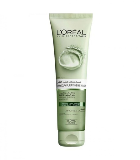 [drop//01350] LOREAL PURIFYING GEL WASH 150 ML