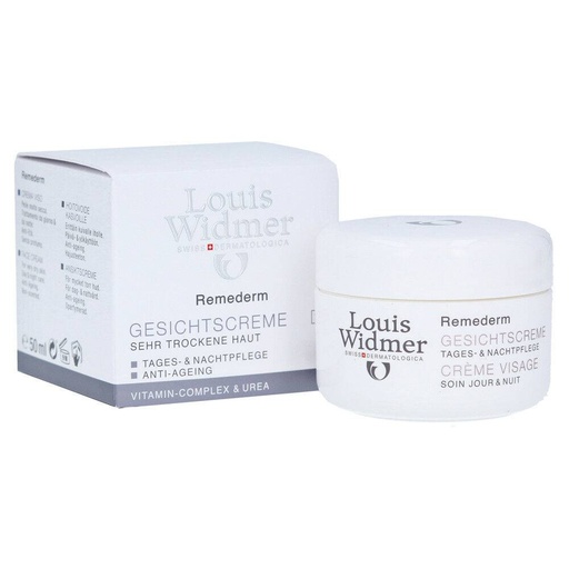 [drop//01363] LOUIS WIDMER REMEDERM FACE CREAM 50ml