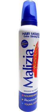[drop//01444] MALIZIA HAIR MOUSSE EXTRA STRONG 200ML